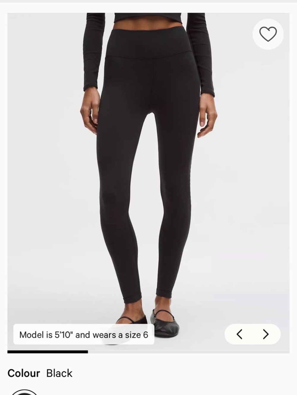 Lululemon RevealKnit Eyelet High-Rise Tight
7/8 Length